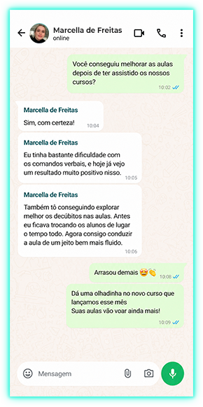 Depoimento profissional sobre os cursos da VOLL+